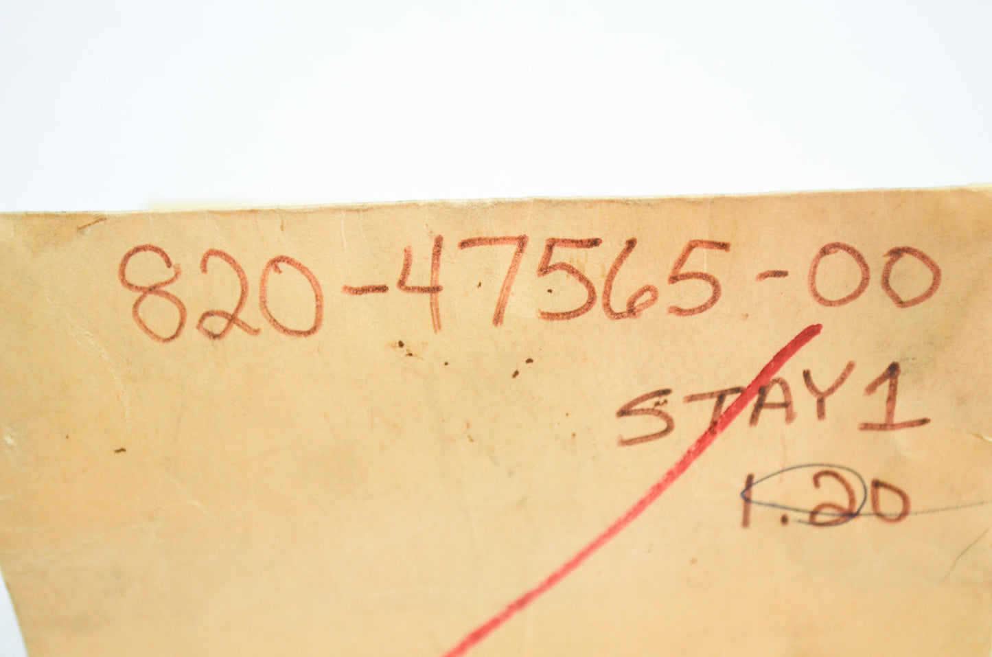 OEM Yamaha 820-47565-00-00 Stay 1 NOS