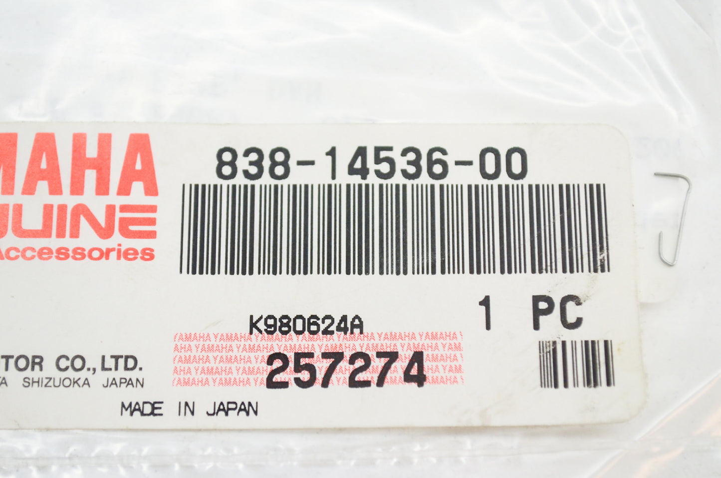 OEM Yamaha 838-14536-00-00 Gasket NOS