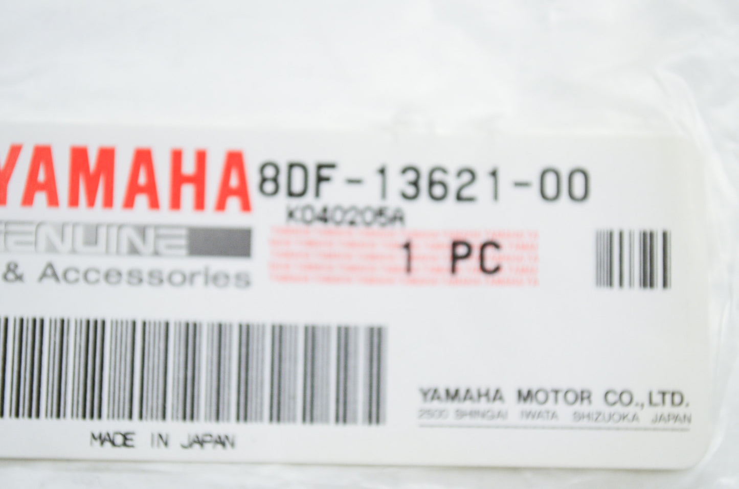 OEM Yamaha 8DF-13621-00-00 Valve Seat Gasket NOS
