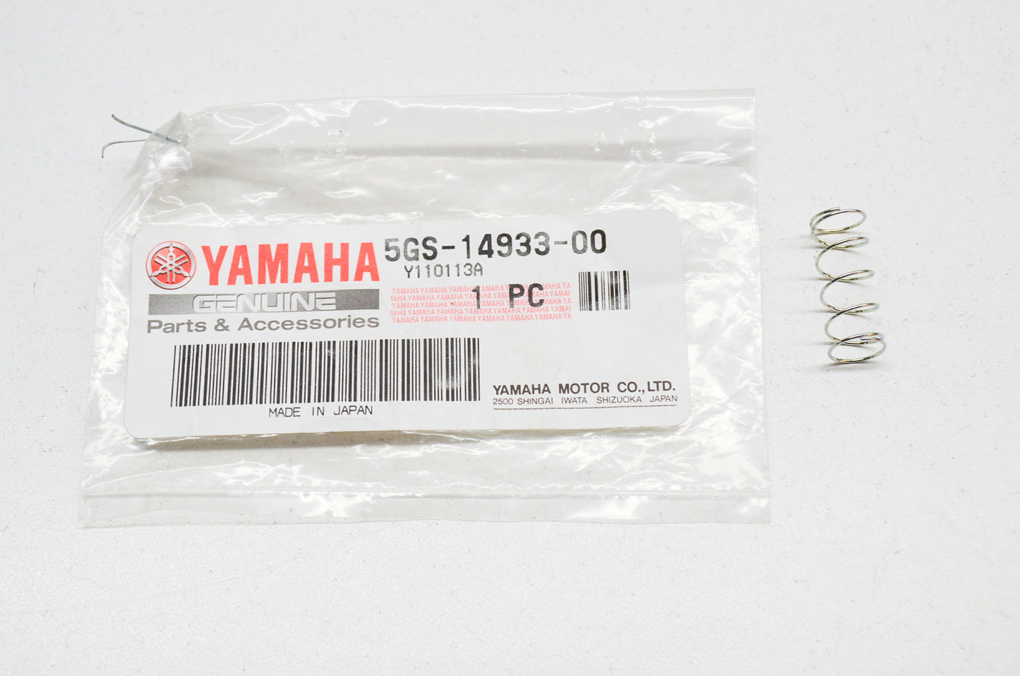 OEM Yamaha 5GS-14933-00-00 Diahragm Spring NOS