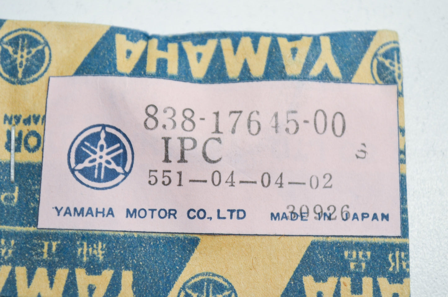 OEM Yamaha 838-17645-00-00 Collar NOS