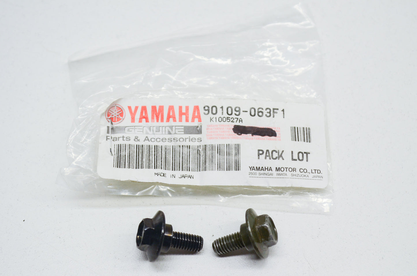 OEM Yamaha 90109-063F1-00 Bolt Qty 2 NOS