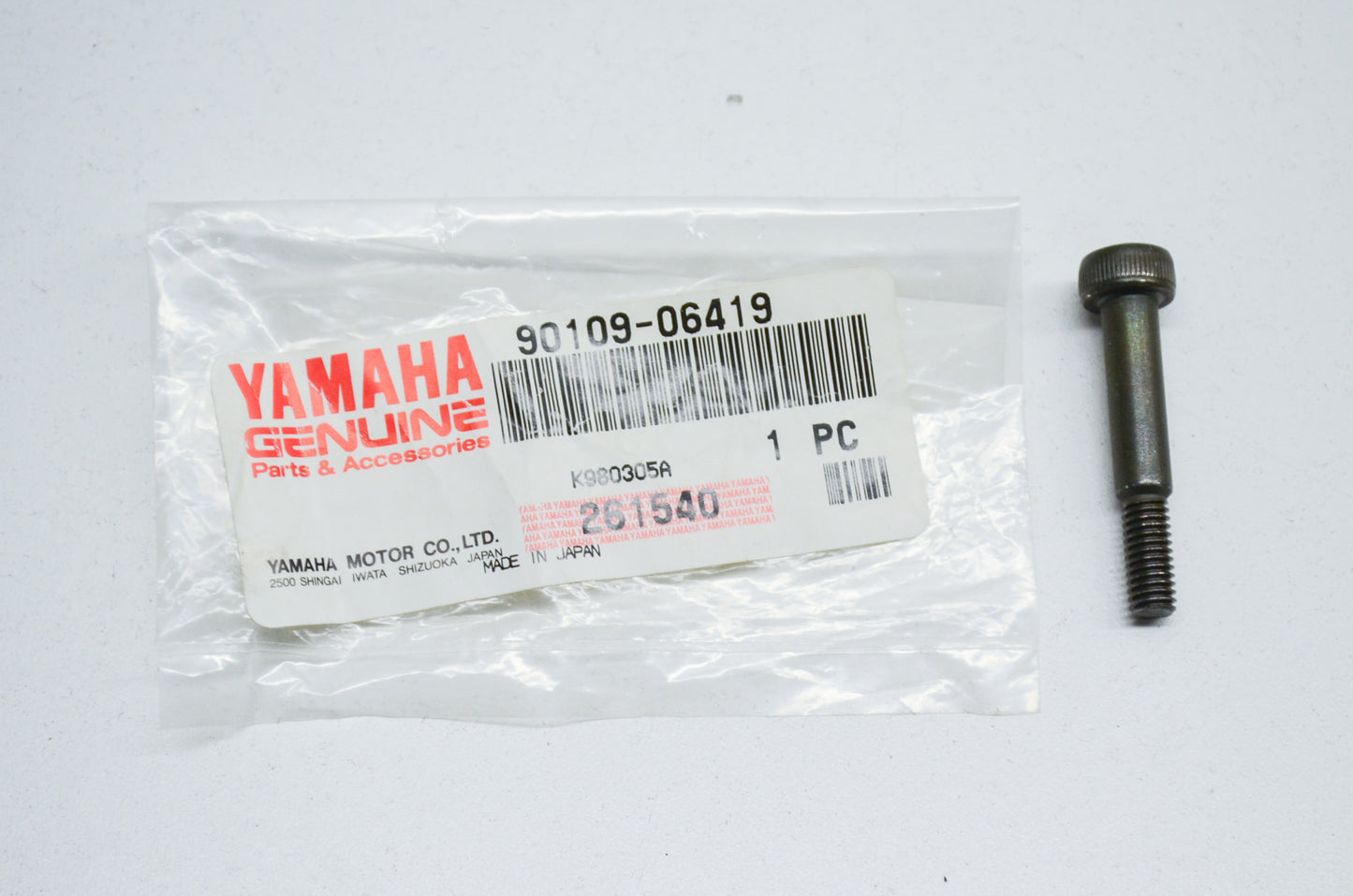 OEM Yamaha 90109-06419-00 Bolt NOS