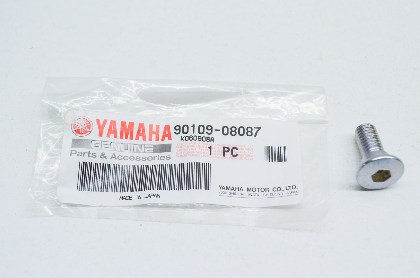 OEM Yamaha 90109-08087-00 Bolt NOS
