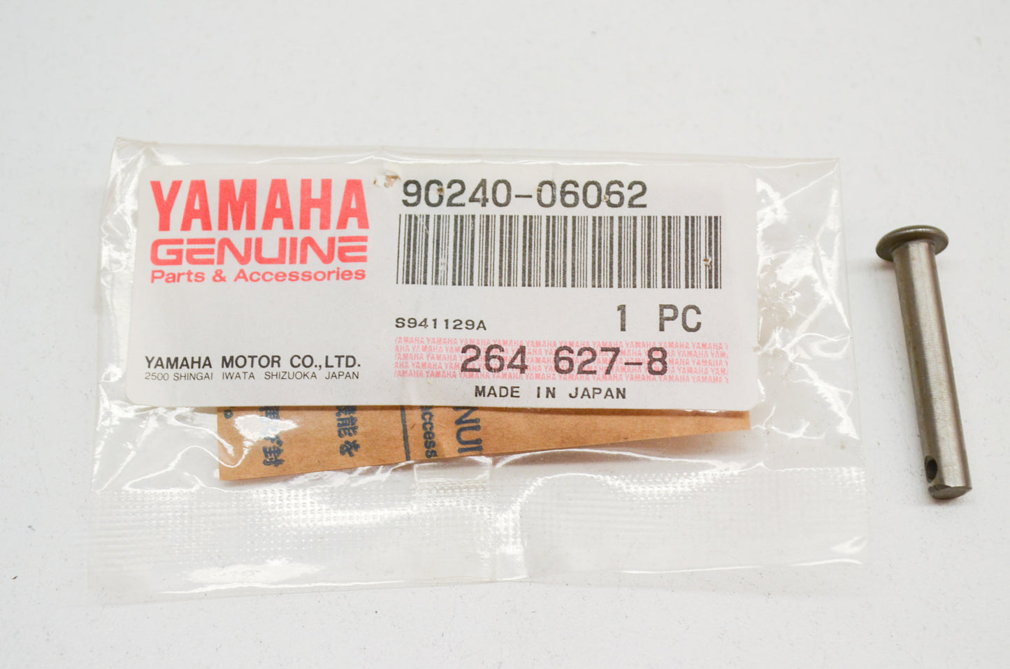 OEM Yamaha 90240-06062-00 Clevis Pin NOS