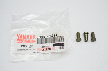 OEM Yamaha 90261-06034-00 Countersunk Rivet Qty 3 NOS