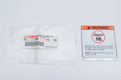 OEM Yamaha 5FE-21697-01-00 Caution Label NOS