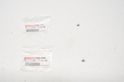 OEM Yamaha 98502-05006-00 Pan Head Screw Qty 2 NOS