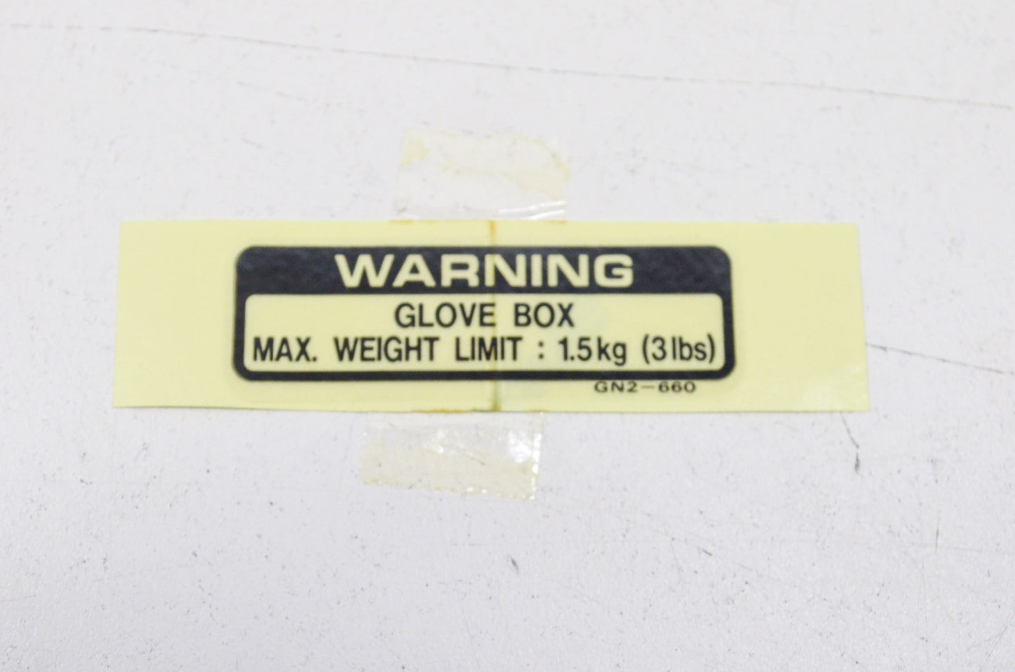 New OEM Honda Label 87 NQ50 SE50 NOS