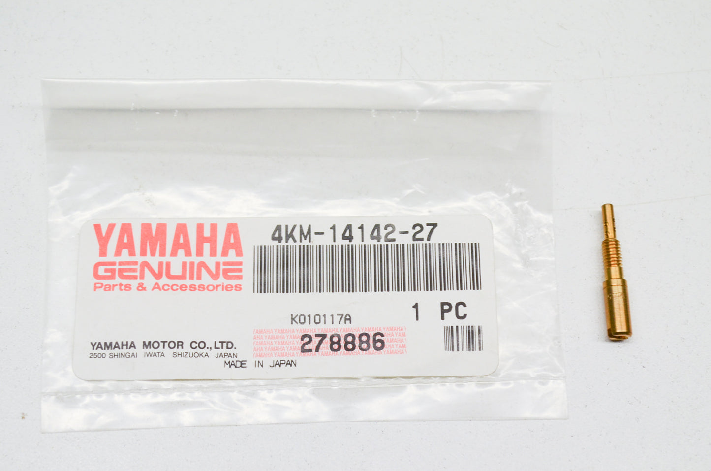 OEM Yamaha 4KM-14142-27-00 Pilot Jet (# 27.5) NOS