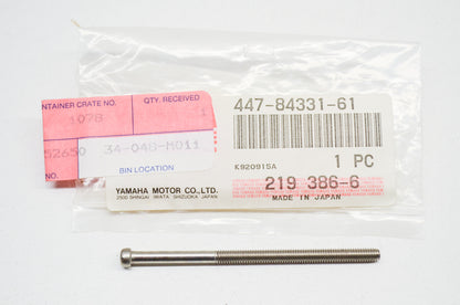 OEM Yamaha 447-84331-61-00 Rim Adjuster Screw NOS