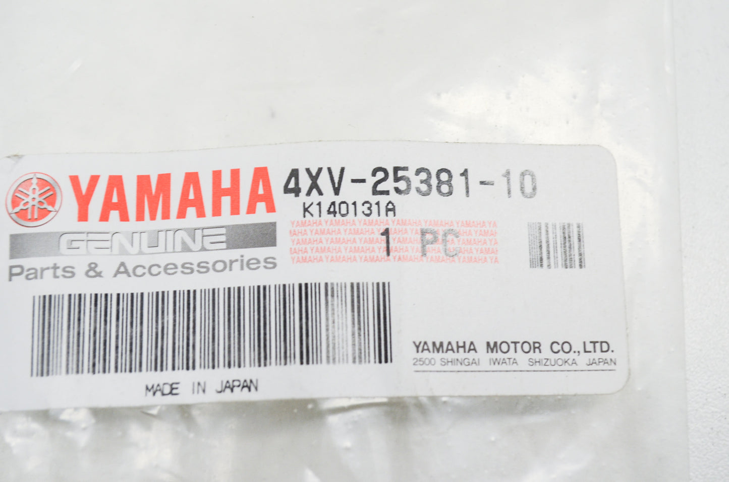 OEM Yamaha 4XV-25381-10-00 Wheel Axle NOS