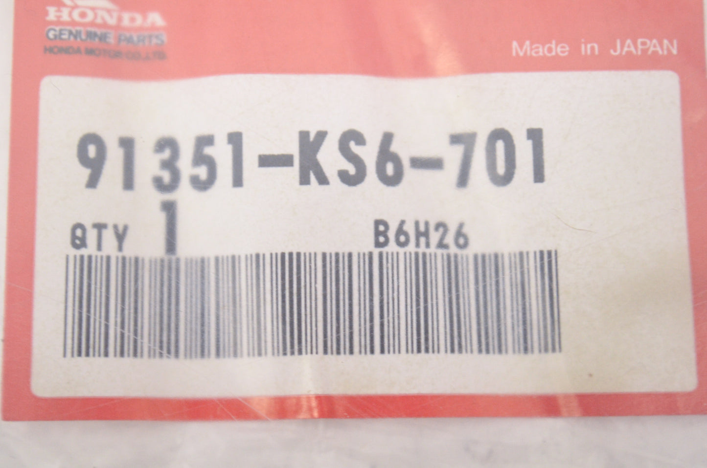 OEM Honda 91351-KS6-701 Rear Dust Seal Qty 2 NOS