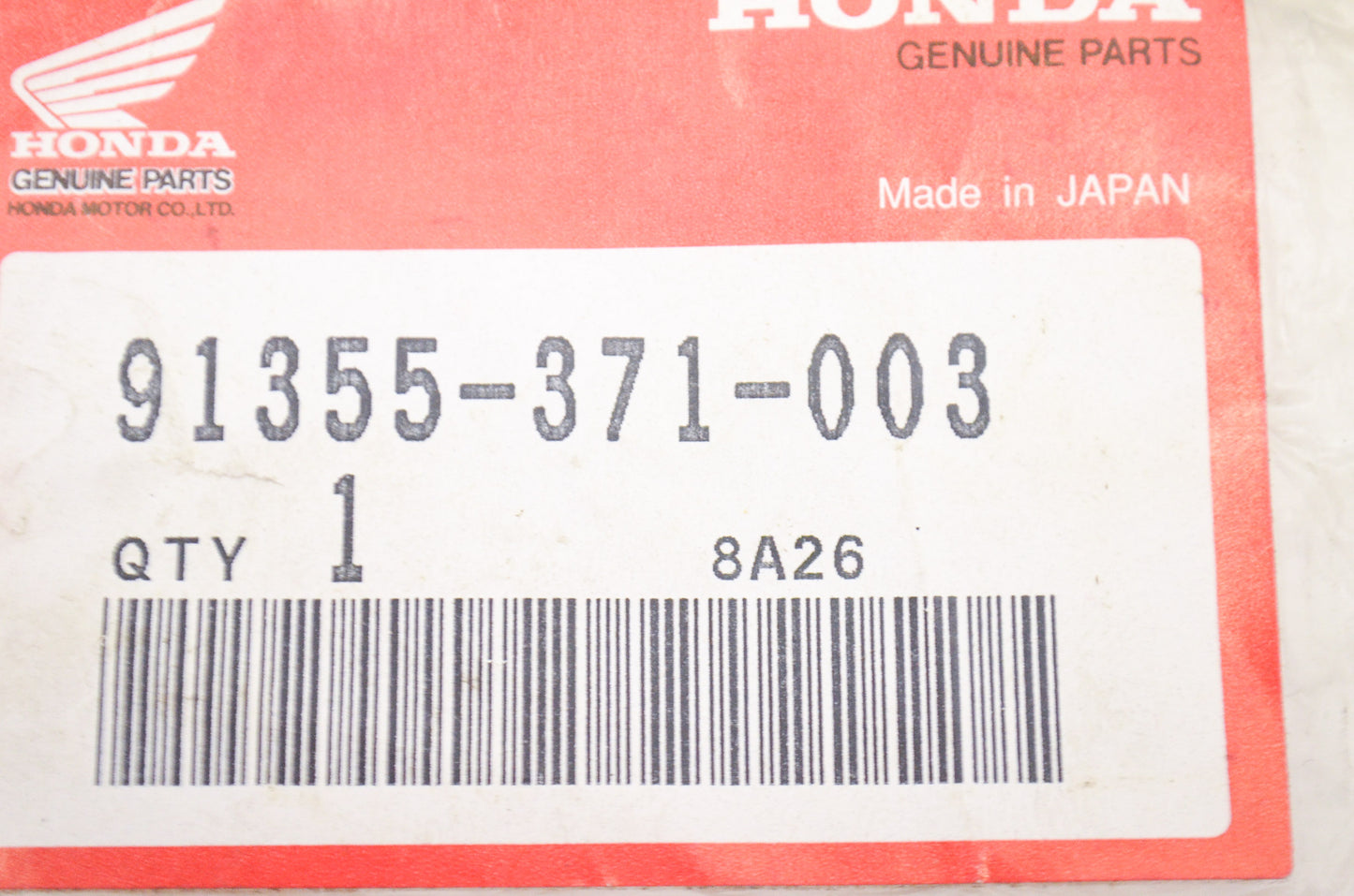 OEM Honda 91355-371-003 O-Ring (96.5X2.0) NOS