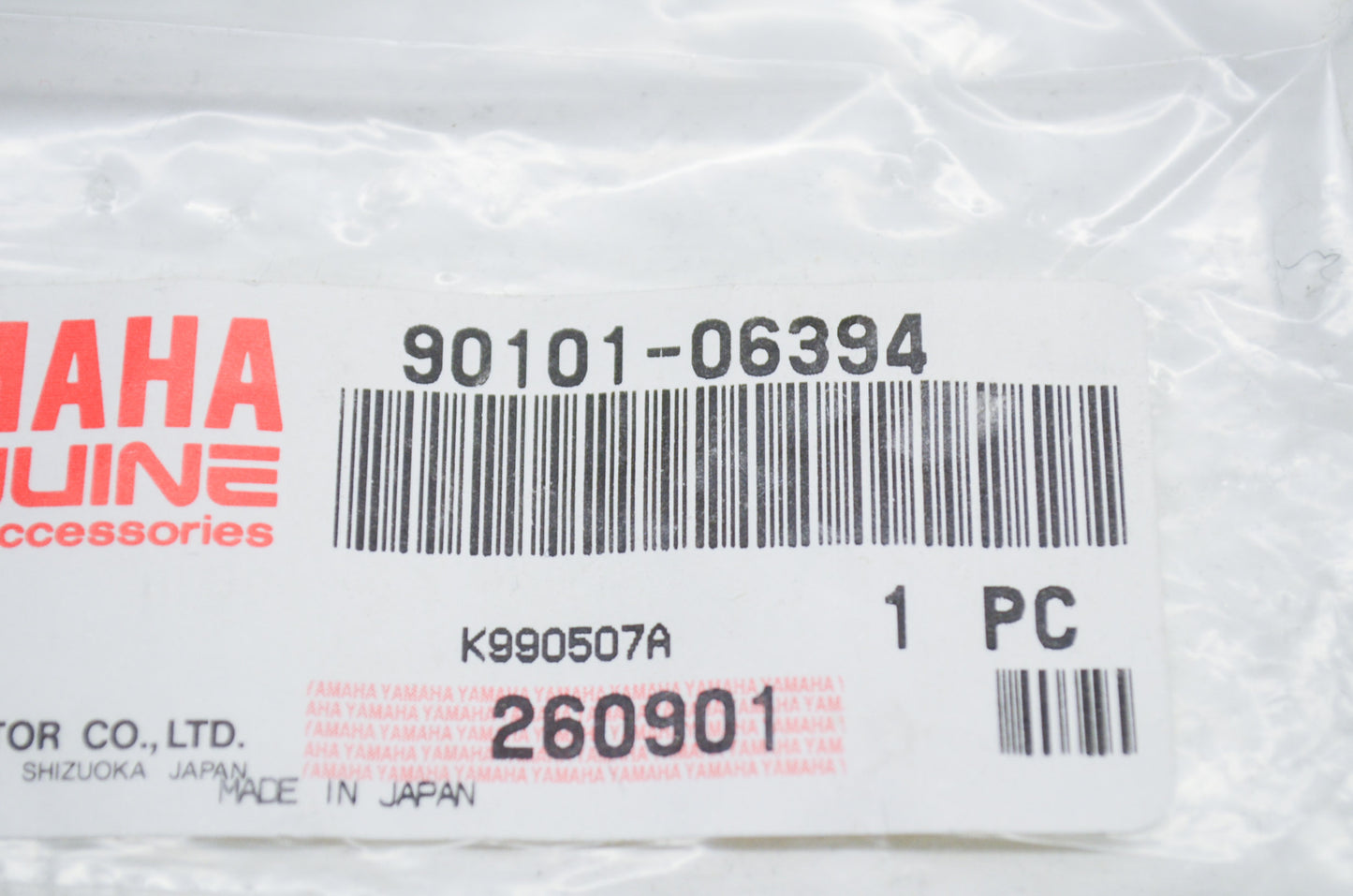 OEM Yamaha 90101-06394-00 Bolt NOS