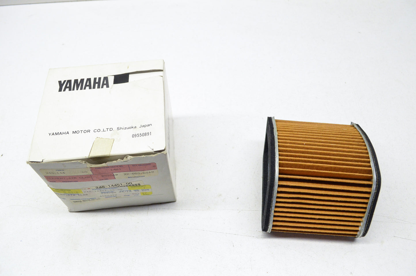 OEM Yamaha 248-14451-00-00 Air Cleaner Element NOS
