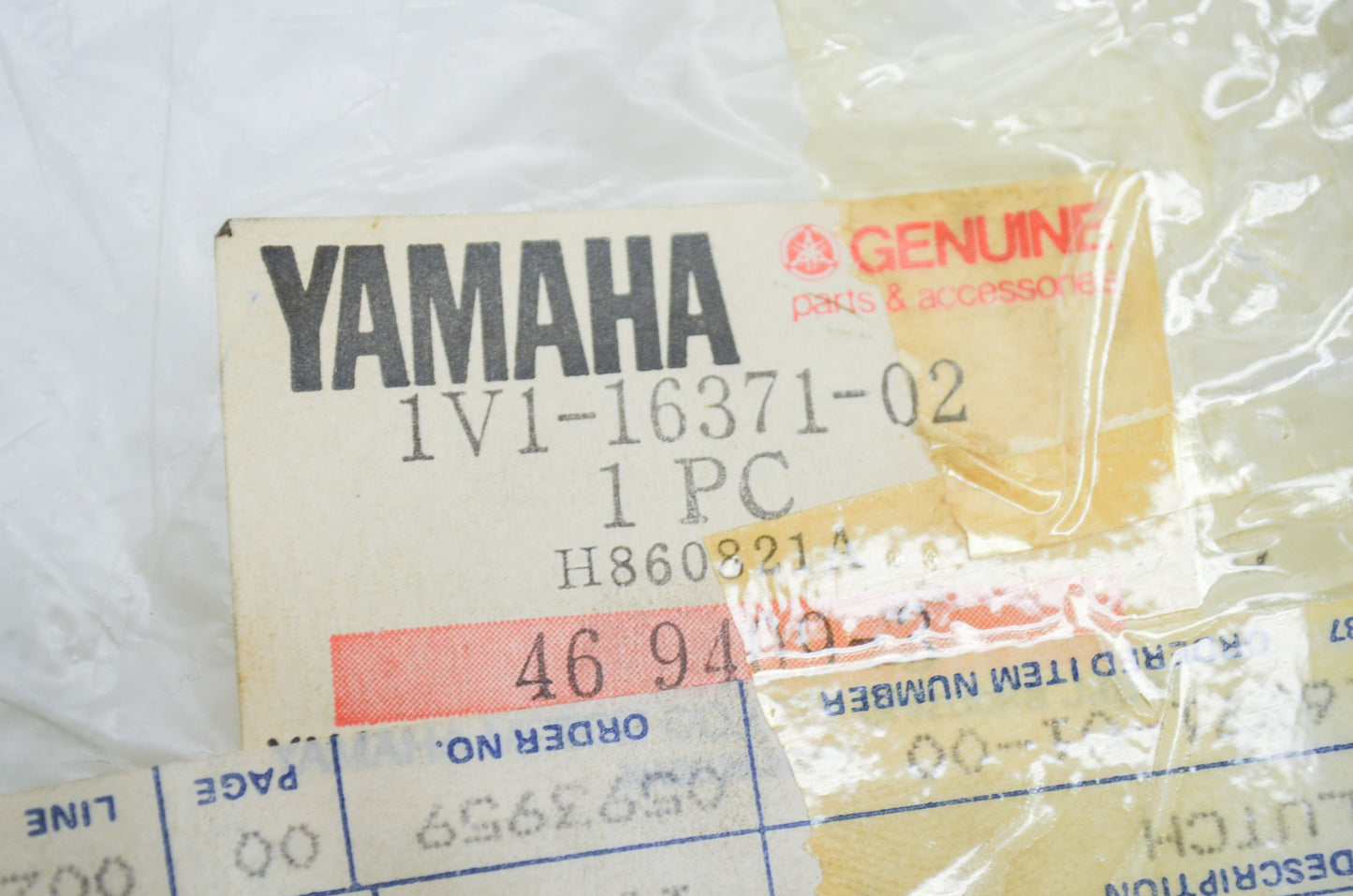 OEM Yamaha 1V1-16371-02-00 Clutch Boss NOS