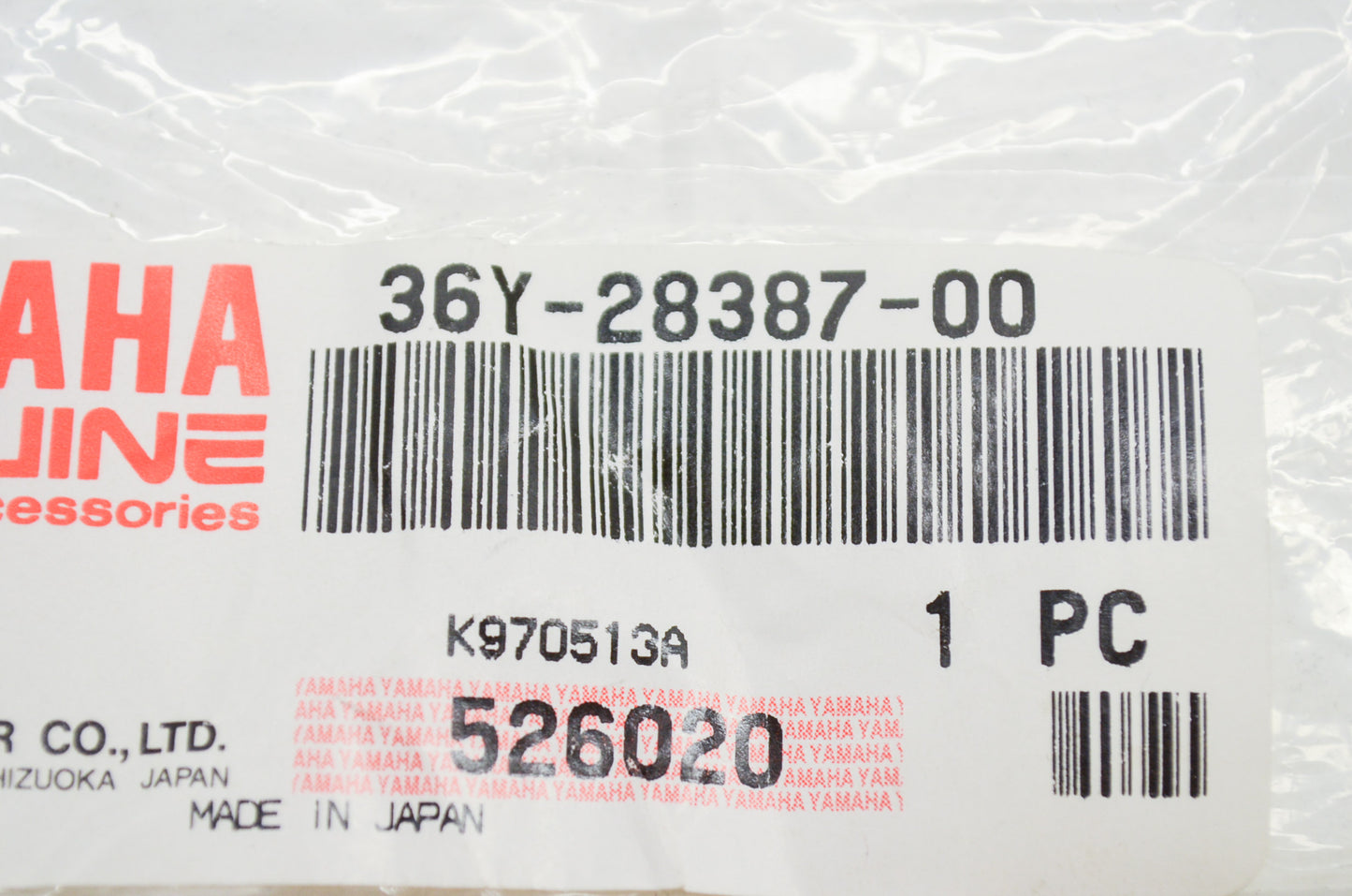OEM Yamaha 36Y-28387-00-00 Rivet NOS