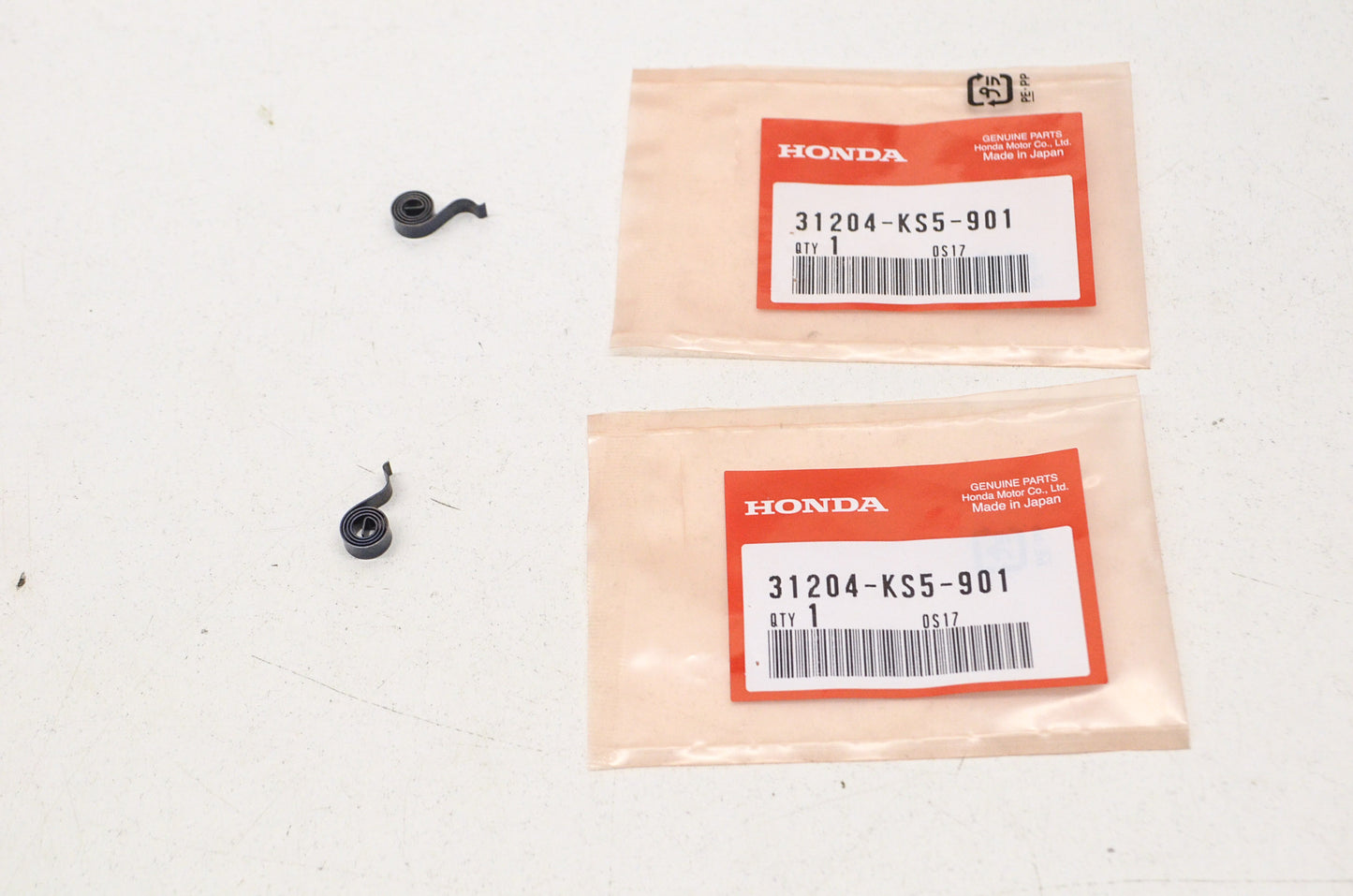 OEM Honda 31204-KS5-901 Carbon Brush Spring Qty 2 NOS