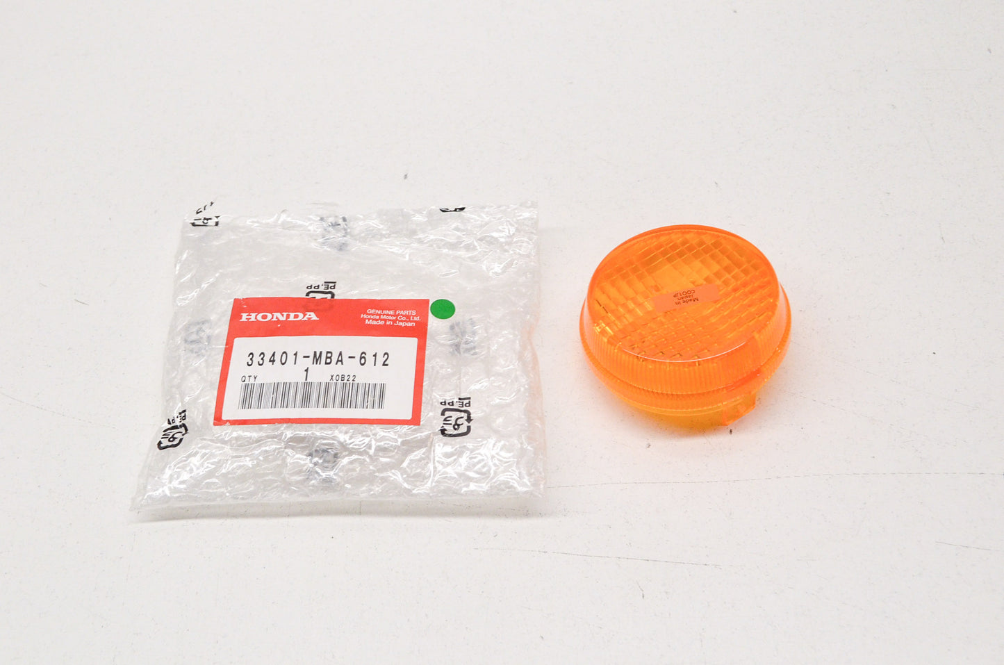 OEM Honda 33401-MBA-612 Turn Signal Lens NOS