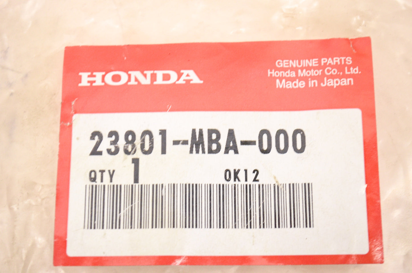 OEM Honda 23801-MBA-000 Sprocket 17T NOS