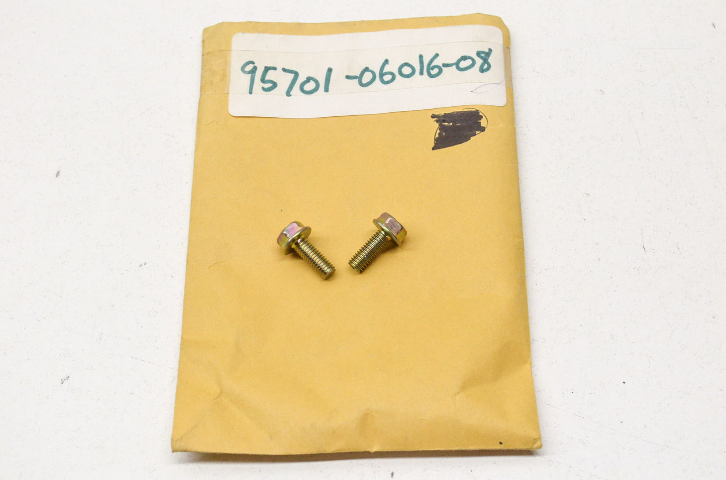 OEM Honda 95701-06016-08 Flange Bolt (6X16) Qty 2 NOS