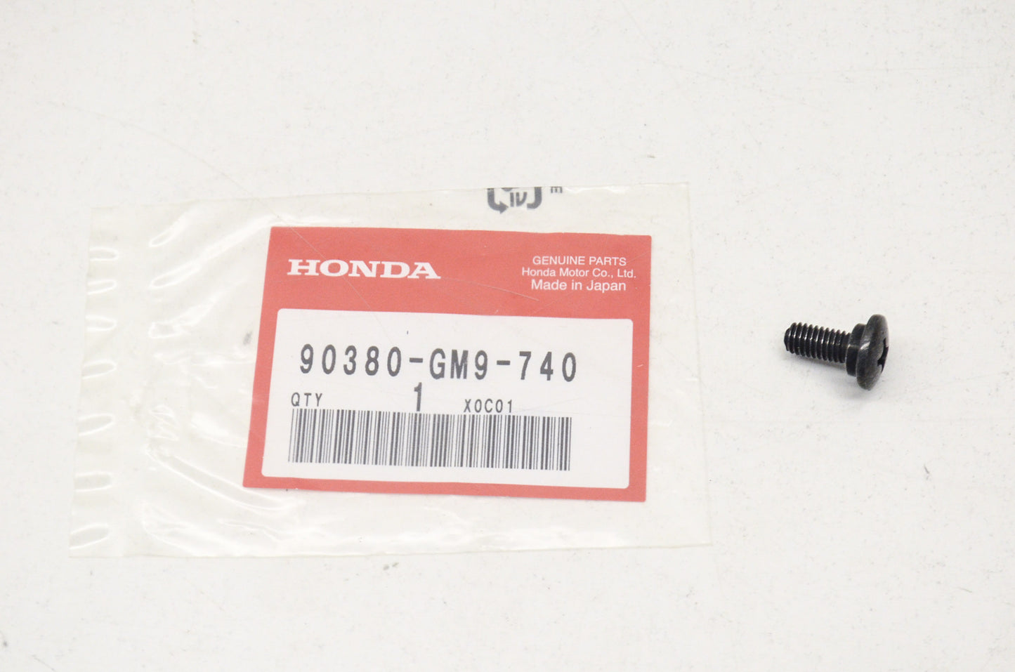 OEM Honda 90380-GM9-740 Screw (6X15) NOS