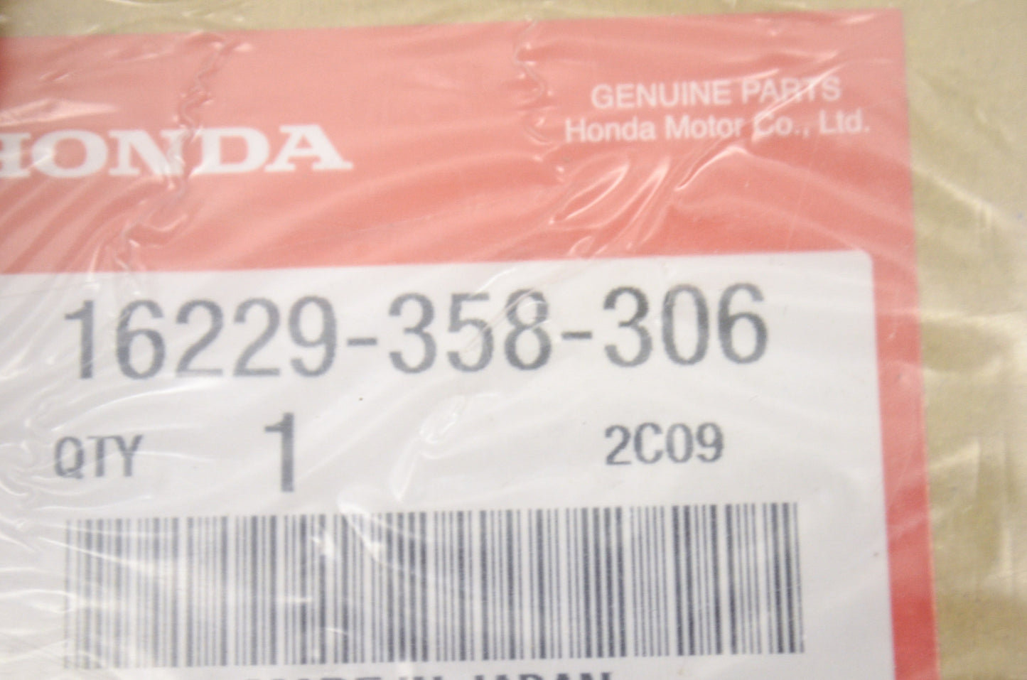 OEM Honda 16229-358-306 Inlet Gasket NOS
