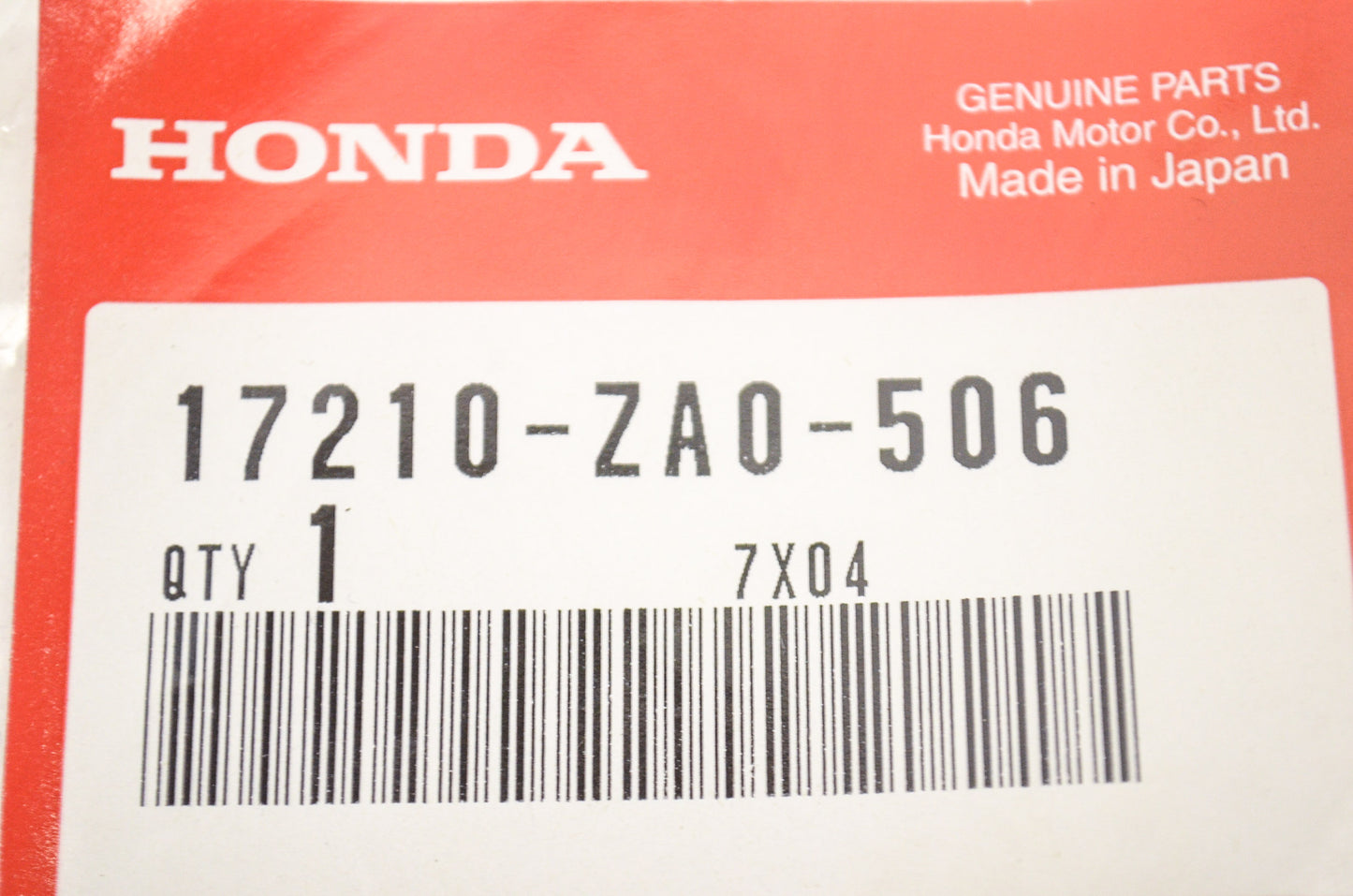 New OEM Honda 17210-ZA0-506 Air Filter Combo NOS