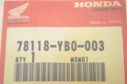 OEM Honda 78118-YB0-003 Seal Ring B NOS
