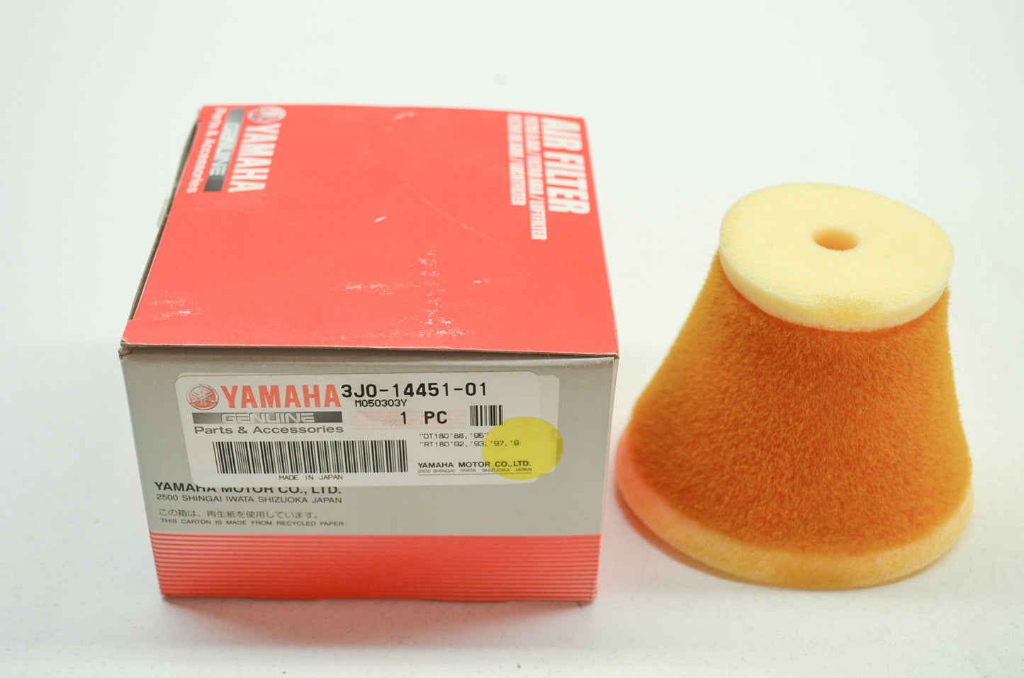 OEM Yamaha 3J0-14451-00-00 Air Cleaner Element NOS