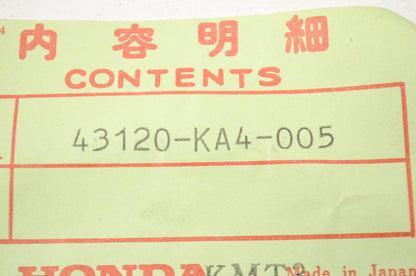 OEM Honda 43120-KA4-005 Brake Shoe NOS