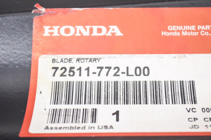 OEM Honda 72511-772-L00 Rotary Blade NOS