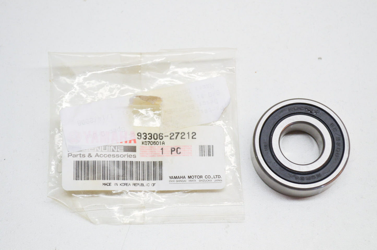OEM Yamaha 93306-27212-00 Bearing NOS