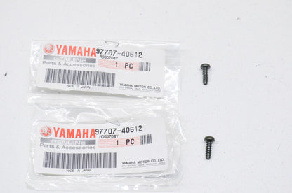 OEM Yamaha 97707-40612-00 Truss Screw Qty 2 NOS