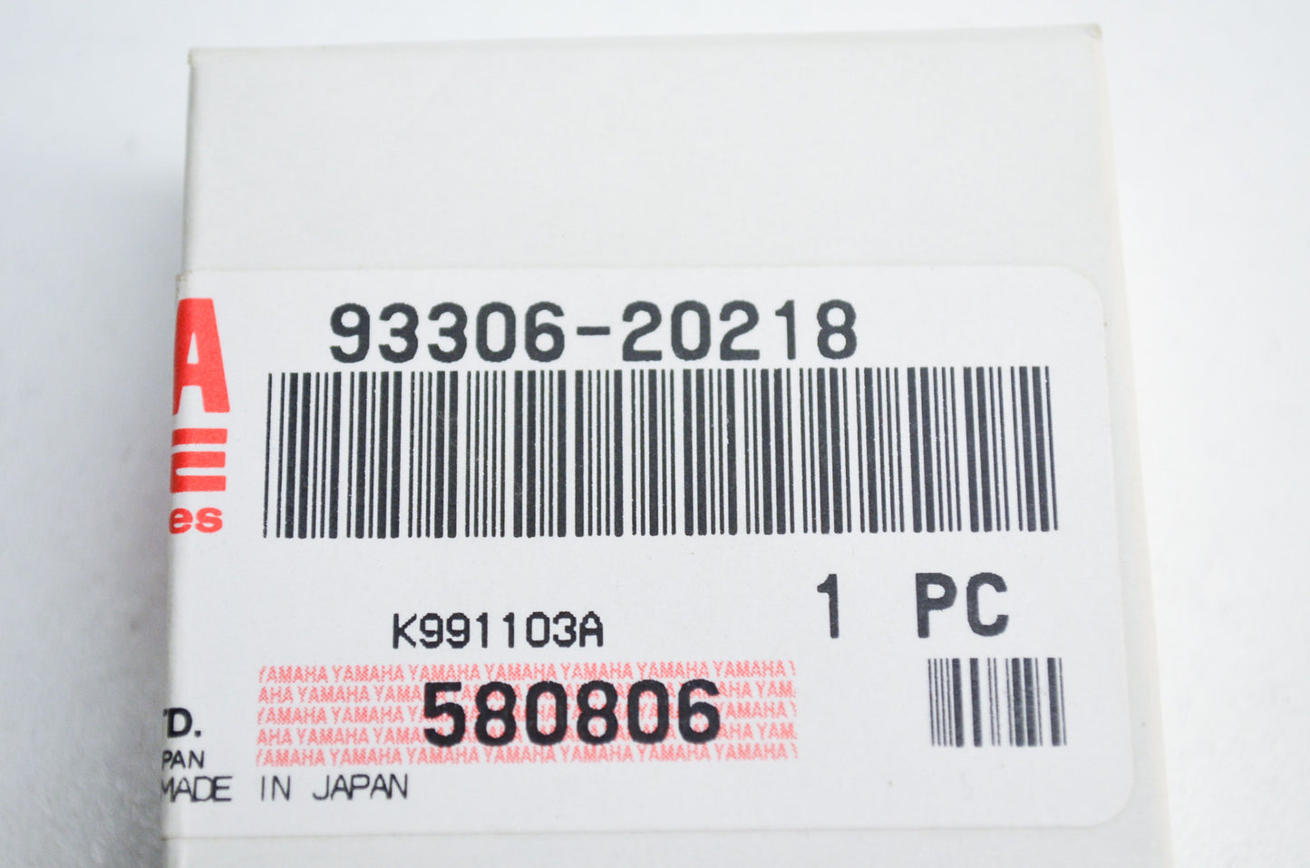 OEM Yamaha 93306-20218-00 Bearing 6202A18DL NOS