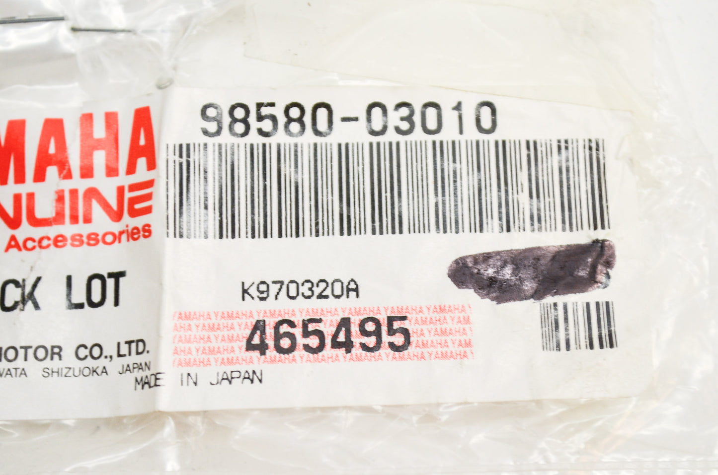 OEM Yamaha 98580-03010-00 Pan Head Screw Qty 2 NOS
