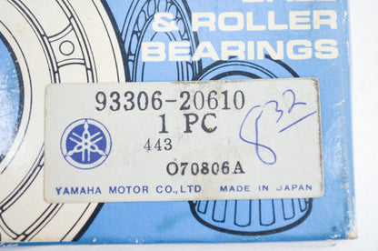OEM Yamaha 93306-20610-00 Bearing NOS