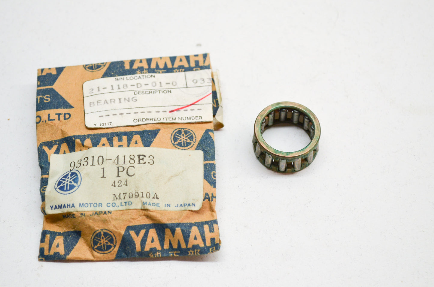 OEM Yamaha 93310-418E3-00 Cylinder Bearing #10 NOS