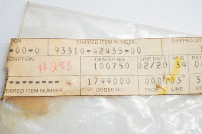 OEM Yamaha 93310-42435-00 Cylinder Bearing #10 NOS