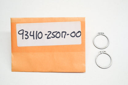 OEM Yamaha 93410-25017-00 Circlip Type S Qty 2 NOS
