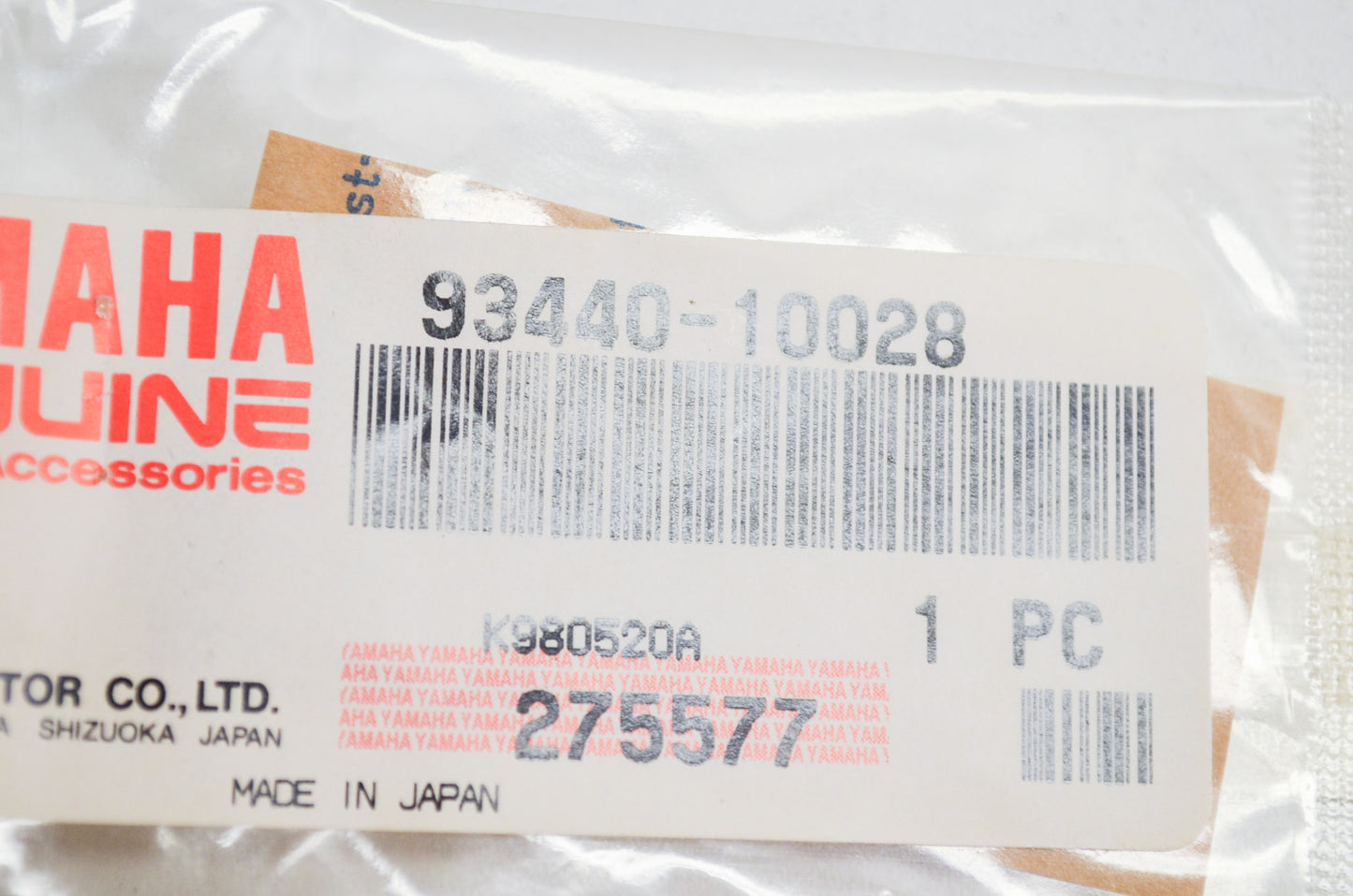 OEM Yamaha 93440-10028-00 Outer Circlip NOS