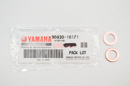 OEM Yamaha 90430-10171-00 Gasket Qty 2 NOS