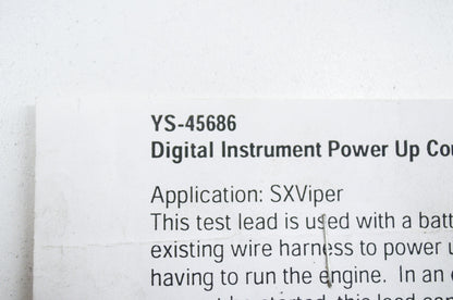 OEM Yamaha YS-45686 Digital Instrument Power Up Coupler NOS