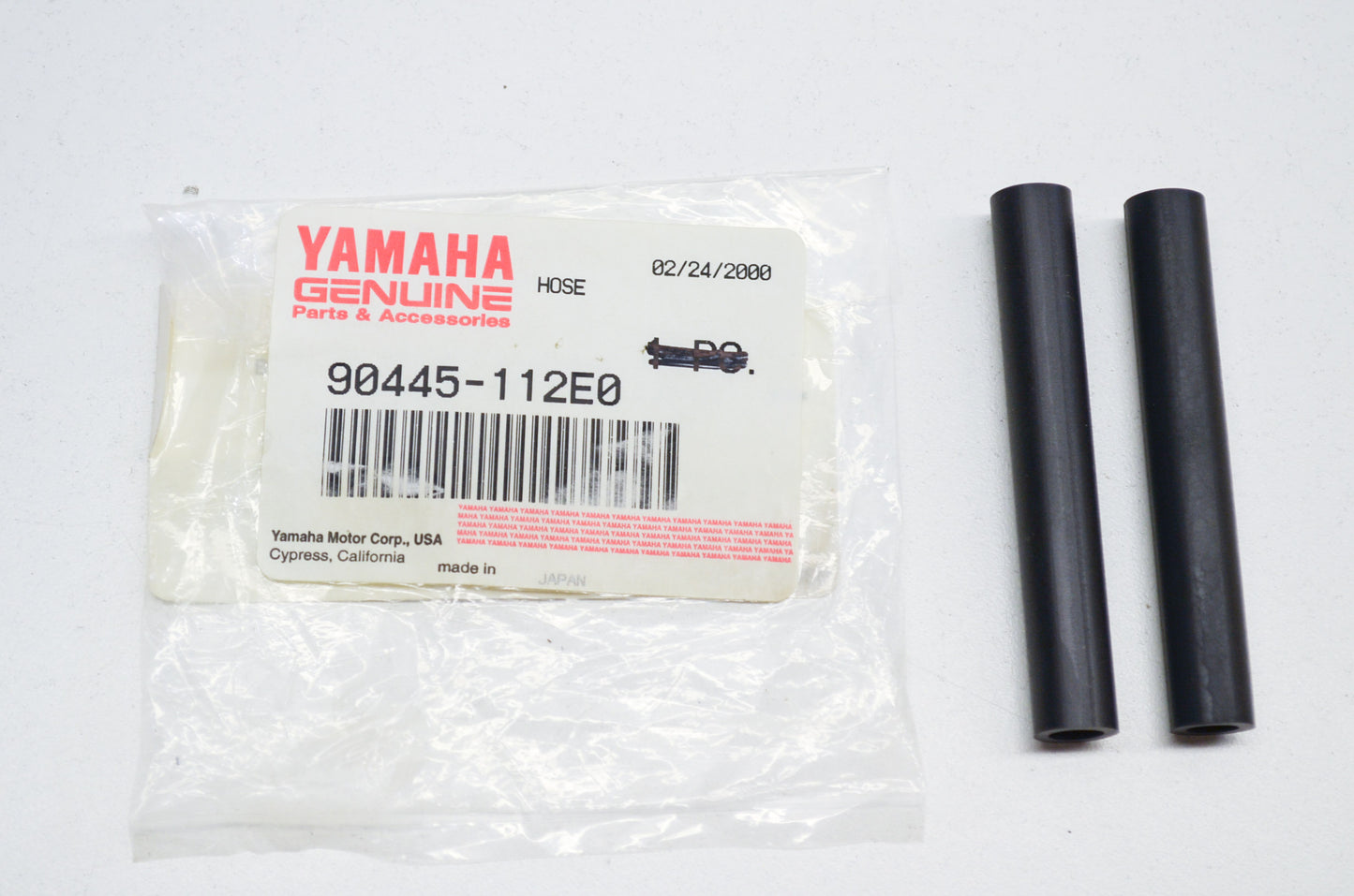 OEM Yamaha 90445-112E0-00 Hose Qty 2 NOS