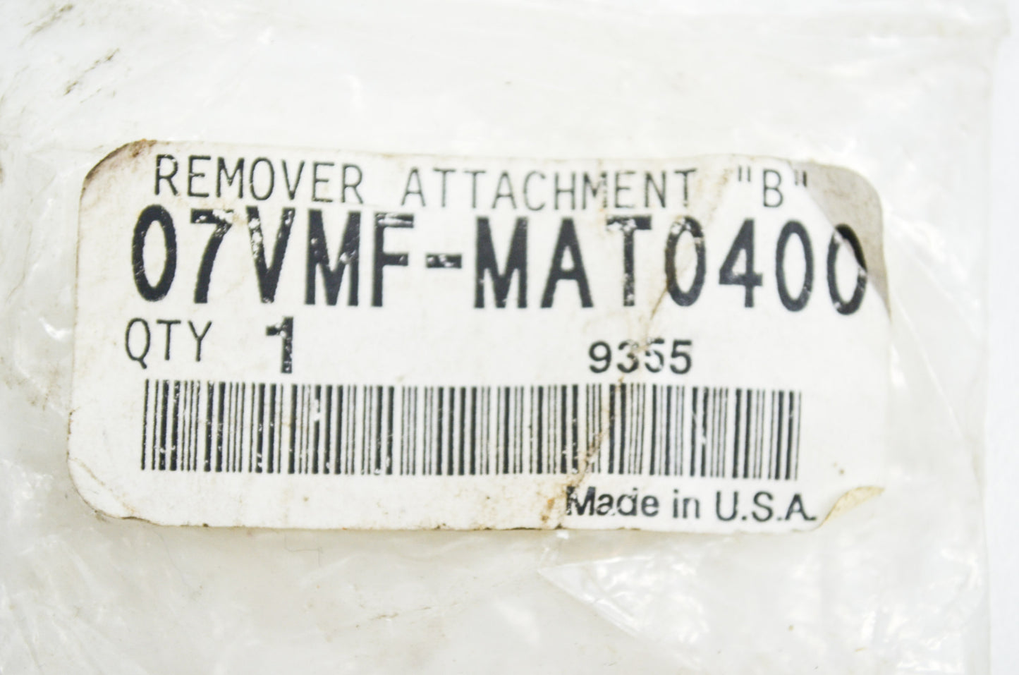 OEM Honda 07VMF-MAT0400 Remover Attachment D NOS