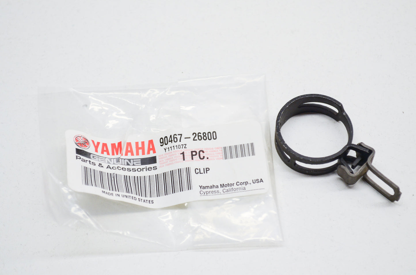OEM Yamaha 90467-26800-00 Clip NOS