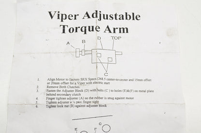 SRX Viper Torque Arm-Adjustment NOS