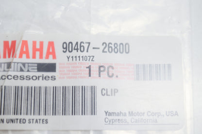 OEM Yamaha 90467-26800-00 Clip NOS