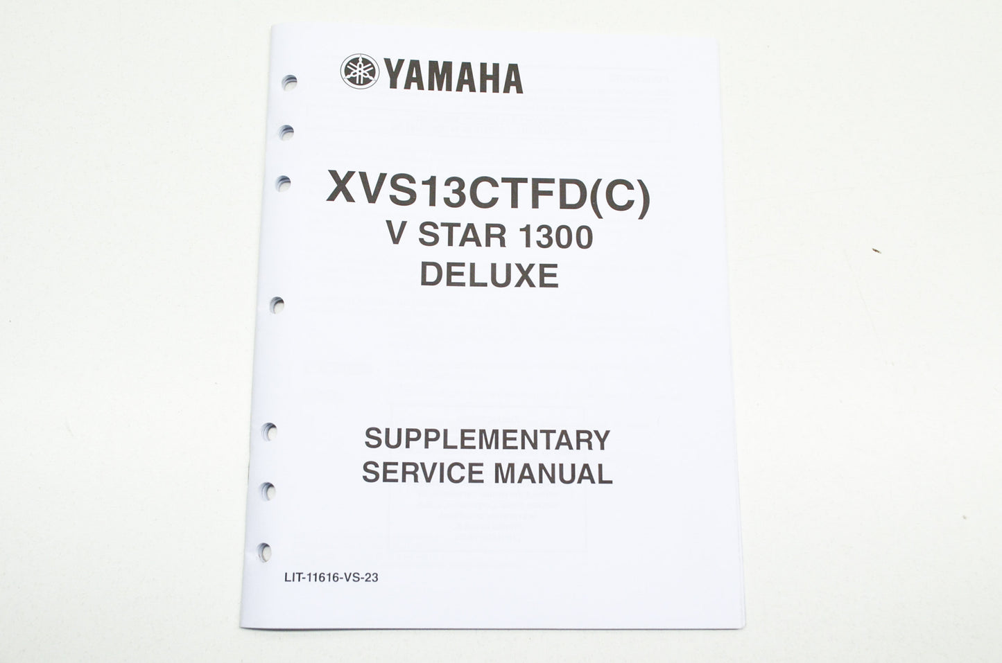 OEM Yamaha LIT-11616-VS-23 XVS13CTFD(C) Supplementary Serv. Manual NOS